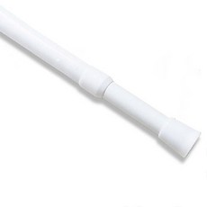 Entem萬用窗簾桿 4號, 白色的