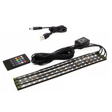 友利爸爸 車用USB腳踏燈 18LED, 混合色, 1個