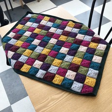 迷你針織粉彩毛毯DIY套組, 混色, 1套