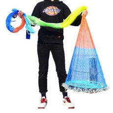 yongwangnakksi 自動展開圓盤五色硬芯投網 鐵製貫通型鉛錘