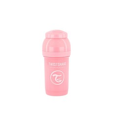 TWISTSHAKE 防脹氣奶瓶 180ml, 淺粉色, 1個