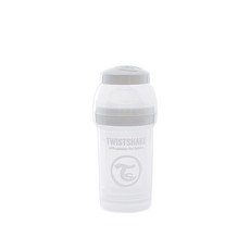 TWISTSHAKE 防脹氣奶瓶 180ml, 白色, 1個