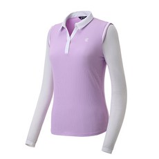 클리브랜드 여성용 레이어드형 냉감골지 긴팔 골프 티셔츠 CGKWTS1080