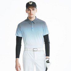 NEVERMINDALL 男士Dyingura涼感高爾夫T恤