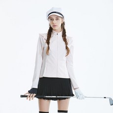 NEVERMINDALL 女士 Sharon 荷葉邊高爾夫夾克