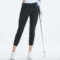 NEVERMINDALL 女式 Edge 側袋高爾夫工裝褲