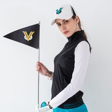 NEVERMINDALL 女款 Euro V-F 透氣孔開襟高爾夫背心 VE155