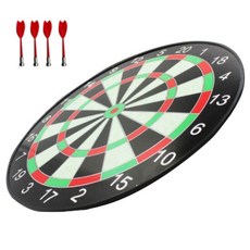 磁性塑膠飛鏢盤+飛鏢 4入, 綠色（飛鏢），隨機發貨（飛鏢）