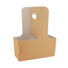 外帶無鹽2格無花紋容器, 1個, 200件