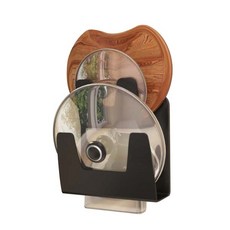 베러바이즈 부착 주방 걸이 렉, 블랙, 1개