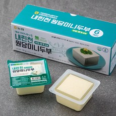 내린천원당 미니두부, 120g, 6개