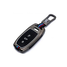 Regence 奧迪三線高級金屬鑰匙殼, 霧面灰, 單一商品