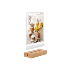 原木POP菜單架 T字 竖直 150 8311, 5個