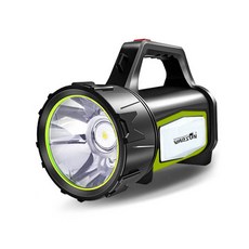 폰슈 고출력 강광 LED 손전등 TESG004 03번, 블랙, 1개