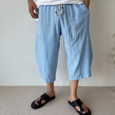 PAPERMENTS 大尺碼寬鬆7分褲