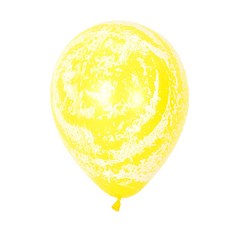 Sempertex 塗鴉氣球 30cm 25入, 黃色, 1個