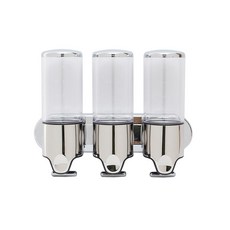 Home Story洗手乳按壓瓶 3孔 透明 450ml, 1個