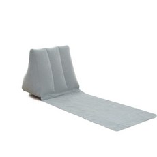 便攜式靠背椅墊, 灰色的