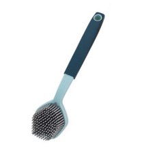 廚房平底鍋矽膠清潔刷, 天空藍, 1個