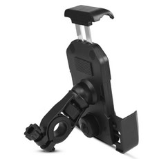 Regence 304不鏽鋼自行車手機支架 RCS02, 黑色的, 1個