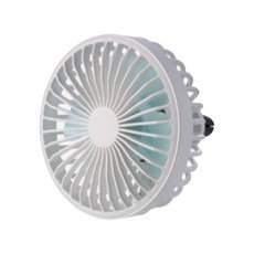 애니클리어 에어 쿨핑 팬 차량용 송풍구 선풍기, PDB-ACF10, 화이트