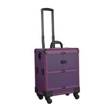 Alida 化妝箱 手提箱包, 紫羅蘭色, 1個