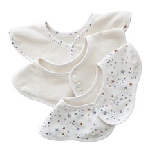 ggoom duboo 旋轉七彩星星圖案圍兜 3入, 混色, 1組