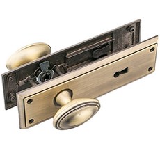 방문손잡이 앤틱브론즈 473B, 1개