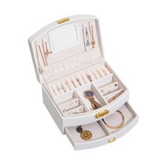 JCP現代華麗珠寶盒 白色, 1個