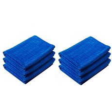 Blue Ears 超細纖維布布藍色, 6個