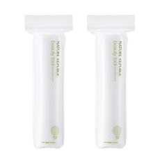 NATURE REPUBLIC 美容工具圓形壓花化妝棉, 1組, 2個