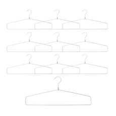 HOME&HOUSE 被子用衣架 M號 51cm, 白色, 10入