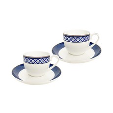 Aynsley Aston 藍色咖啡杯 2p 套組, 藍色, 1套