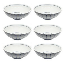 O'chairs 花瓣陶瓷碗, 混色, 6個