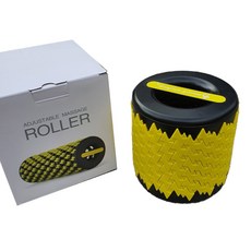 MUSCLE ANCHOVY 伸縮式健身滾筒, 黃色