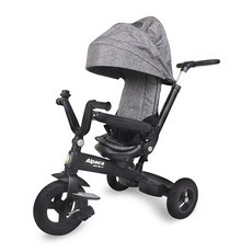 알파카 유아용 바이크 세발자전거 J7, 블랙, 1개