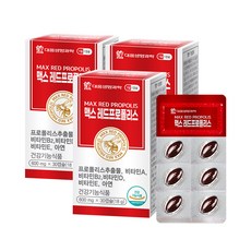 DAEWOONG LIFE SCIENCE Max巴西紅蜂膠膠囊 600mg, 30顆, 3盒