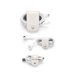 twelve south 電纜按扣鴿子灰色大+小2p, 1套