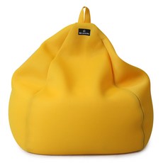 벨라홈 컴포트 마이크로 에어볼 손잡이 빈백, 옐로우