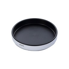 ecoco 돌아가는 회전 수납 정리함 소형, 1개, 블랙