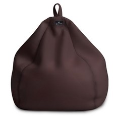 벨라홈 컴포트 마이크로 에어볼 손잡이 빈백, 브라운