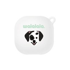 Waralala 狗狗插圖 Galaxy Buds Live / Buds2 果凍保護殼, 單一商品, 大麥町