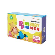 PimPim 嬰兒手語 101單字學習卡, 混合顏色, 1個