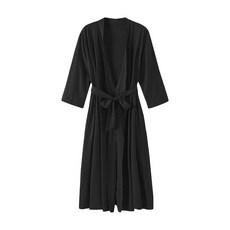 신데렐라데코 뉴욕시티 샤워가운 L, 블랙, 1개