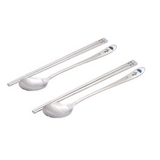 TABLE Art. 藍色雨傘餐具2入組, 1個, 湯匙 2p + 筷子 2p