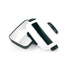 4格PP便當盒, 深綠色, 單品