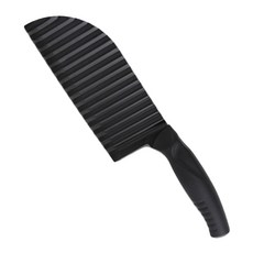 쿡위드미 물결웨이브 감자칼, 블랙, 1개