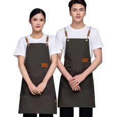 DING DONG PET 寵物美容圍裙, 卡其色, 1入