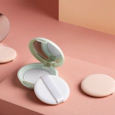 Dalmoa 化妝氣墊粉撲 大容量, 米色, 30個