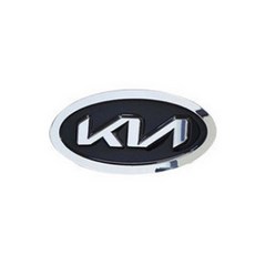 CARTECT 車用新款標誌 3號, 銀色, KIA